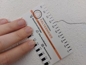 Beweissicherung Risslineal